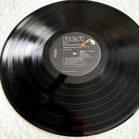 Elvis Presley Worldwide Gold Award Hits Parts 1 & 2 LP Record Set 1974 RCA - Picture 4 of 11